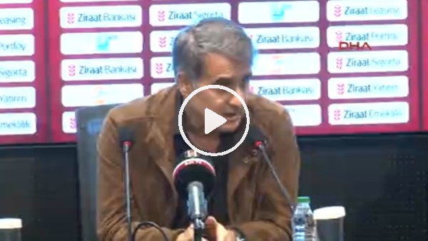 Şenol Güneş: "Rakibin 10 çift ayakkabısını biz verdik. Nasıl bir saygısızlık yapmışız bilmiyorum"