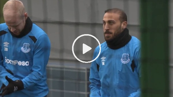 Cenk Tosun ilk idmanına çıktı