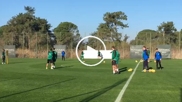 Bursaspor'un Antalya kampı sürüyor