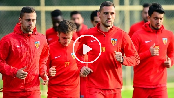 Kayserispor'da hazırlıklar sürüyor