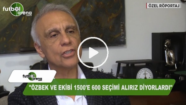 Can Çobanoğlu: "Dursun Özbek ve ekibi 1500'e 600 seçimi alırız diyorlardı"