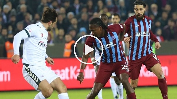 Tranzonspor 1-1 Atiker Konyaspor (Maç özeti ve golleri)
