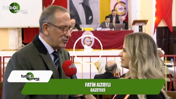 Fatih Altaylı: "Oyumu Mustafa Cengiz'e verdim"