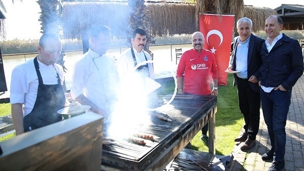 Trabzonspor'da barbekü partisi