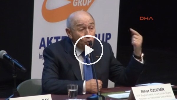Nihat Özdemir: "Türk futbolunun en önemli sorunlarından bir altyapıdır"