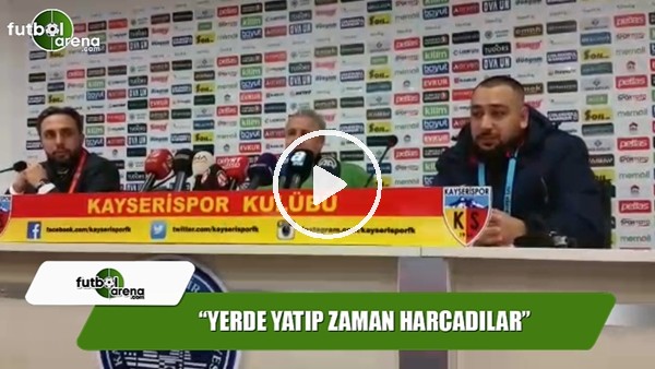Sumudica: "Galatasaraylı futbolcular yerde yatıp zaman harcadılar"