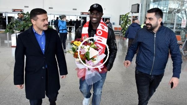 Sivasspor'un yeni transferi Henri Saivet, Sivas'a geldi