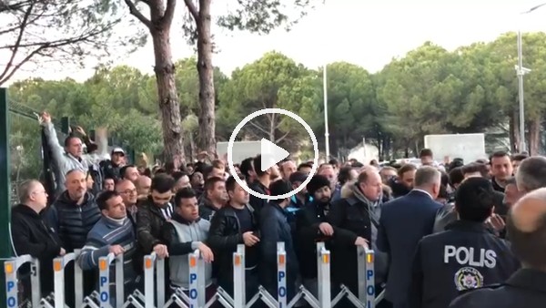 Beşiktaşlı taraftarlar içeri alınmadı