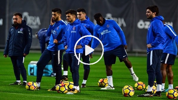 Trabzonspor, hazırlıklarını sürdürdü