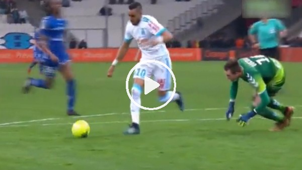 Payet yaptığı vücut hareketi ile kaleciyi sakatladı