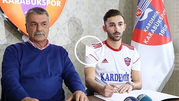 Karabükspor, Ahmet Karadayı ile 3.5 yıllık sözleşme imzaladı