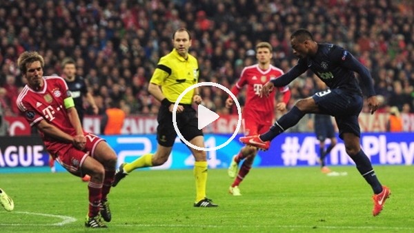 Galatasaray'ın gözdesi Evra'nın Bayern Münih'e attığı enfes gol