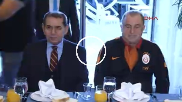 Galatasaray'da Dursun Özbek ve Fatih Terim basın mensupları ile bir araya geldiler