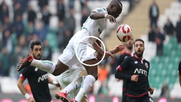 Bursaspor 2-1 Gençlerbirliği (Maç özeti ve golleri)