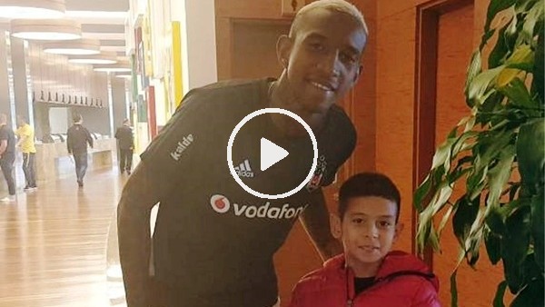 Minik yetenek Yağız, Talisca hayalini gerçekleştirdi