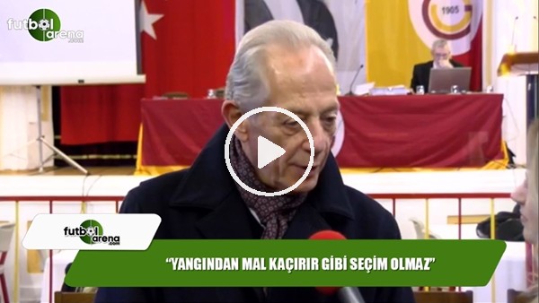 Faruk Süren: "Yangından maç kaçırır gibi seçim olmaz"