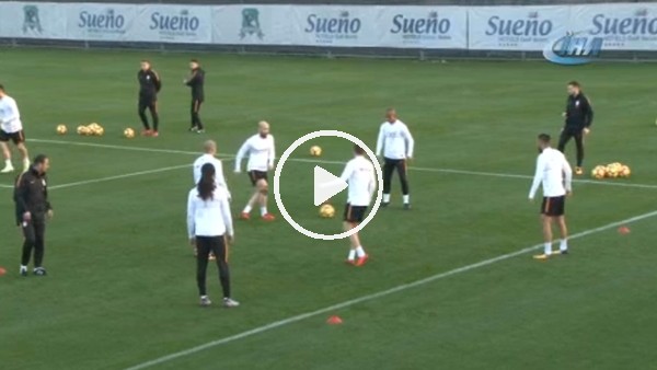 Galatasaray hazırlıklarını sürdürdü