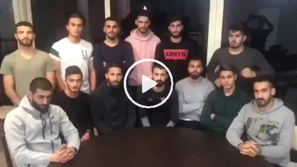 Gaziantepsporlu futbolculardan taraftarlara ve tüm Gaziantep Halkına çağrı!