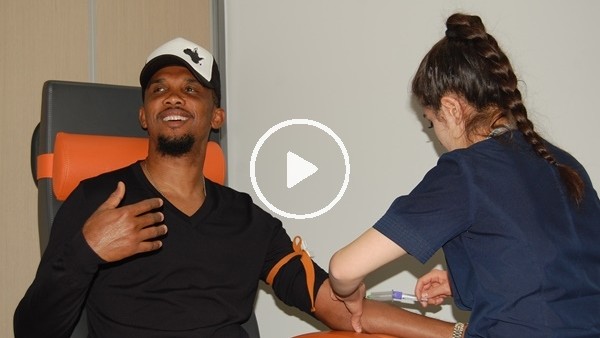 Samuel Eto'o sağlık kontrolünden geçti