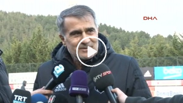 Şenol Güneş'ten önemli açıklamalar