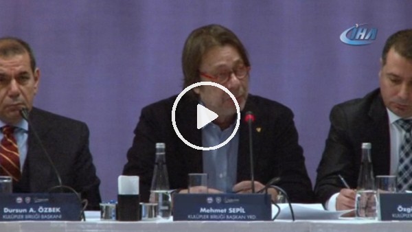 Mehmet Sepil: "Bu tür olaylar sponsorları da kulüplerden uzaklaştırıyor"