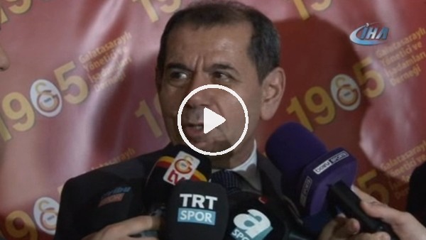 Dursun Özbek: "Kahvaltıdaki söylemlerim yanlış anlaşıldı"