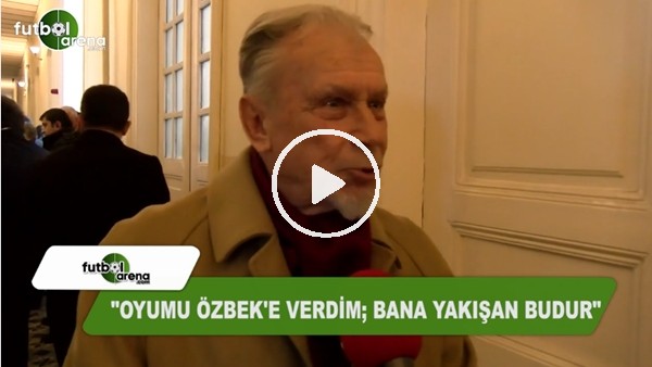 Cengiz Özyalçın: "Oyumu Dursun Özbek'e verdim; bana yakışan budur"