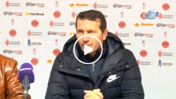 Bayram Bektaş: "Oyun olarak istediklerimizi yaptık"