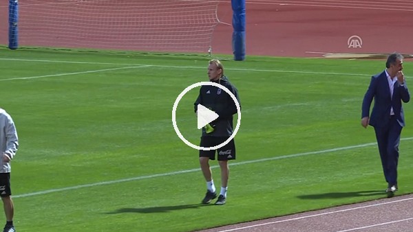 Beşiktaş'ın yeni transferi Vida, ilk antrenmanına çıktı