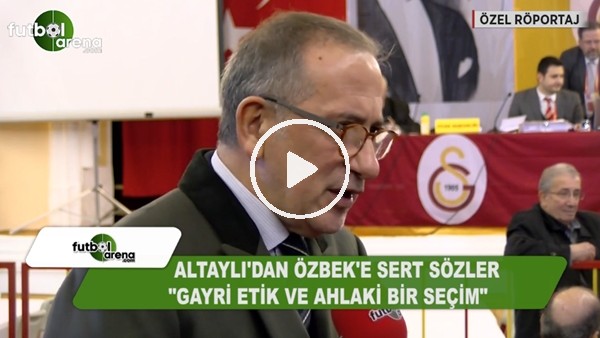 Fatih Altaylı'dan Dursun Özbek'e sert sözler: "Gayri etik ve ahlaki bir seçim"