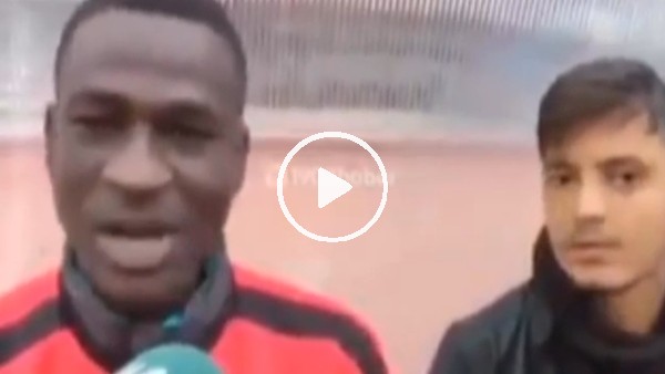 Karsspor'un tercümanı herkesi kendisine hayran bıraktı