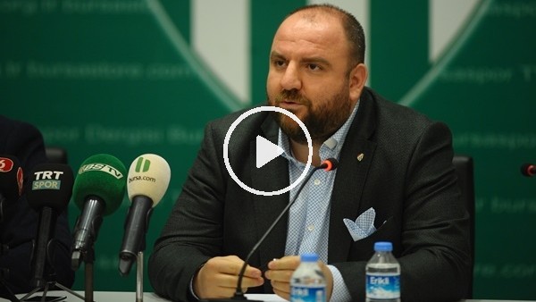 Bursaspor Futbol Şube Sorumlusu Hasan Parlakay: "Sow fedakarlık yaptı"