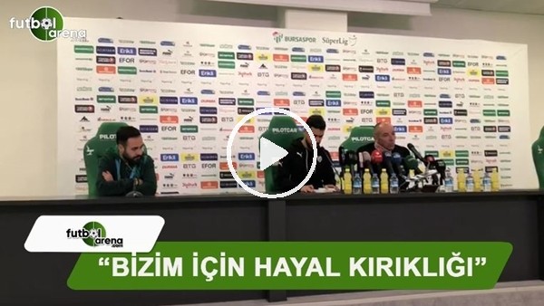 Paul Le Guen: "Bizim için hayal kırıklığı"
