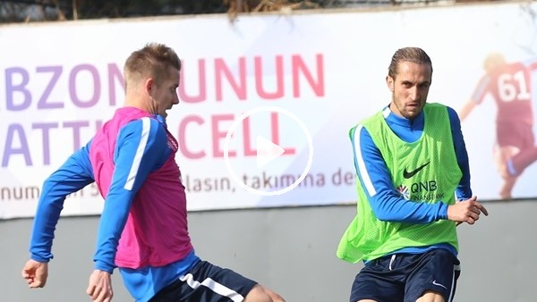 Trabzonspor, 6 eksikle çalıştı