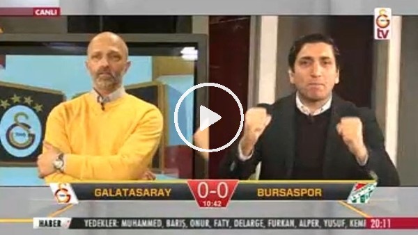 Gomis'in Bursaspor'a attığı golde GS TV!