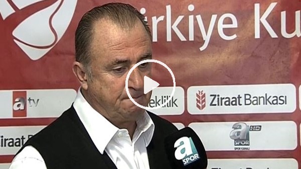 Fatih Terim'in Akhisarspor maçı sonrası açıklamaları