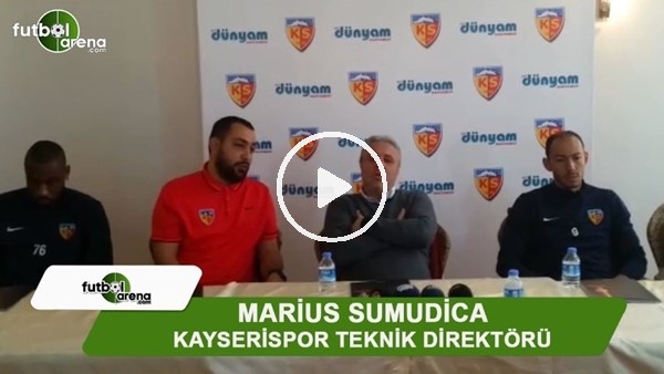 Marius Sumudica: "Hedeflermizden şaşmadık"