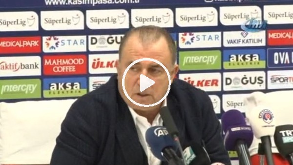 Fatih Terim: "Bu futbol Galatasaray'a yakışmadı"