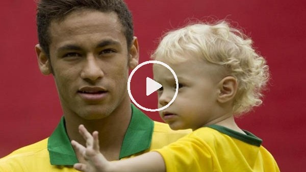 Neymar, oğlu ile futbol oynuyor!