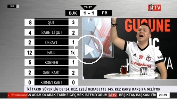 Quaresma'nın Fenerbahçe'ye attığı golde BJK TV!