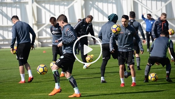 Konyaspor, Akhisarspor maçının hazırlıklarını tamamladı