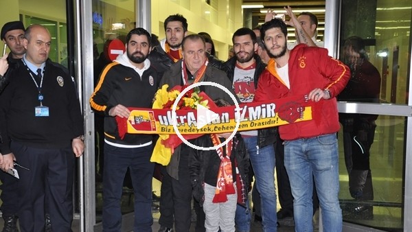 Galatasaray, İzmir'e geldi