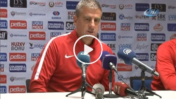 Hamza Hamzaoğlu: "Hiçbir zaman 1 puana razı olan bir hoca değilim"