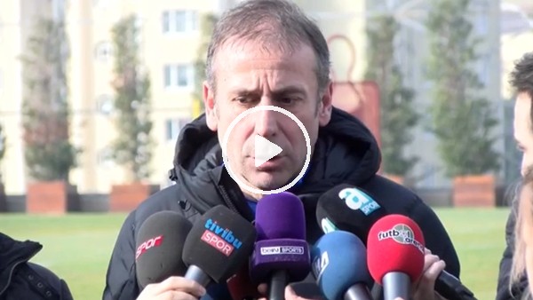 Abdullah Avcı: "Fenerbahçe karşısında kazanmak için oynayacağız"