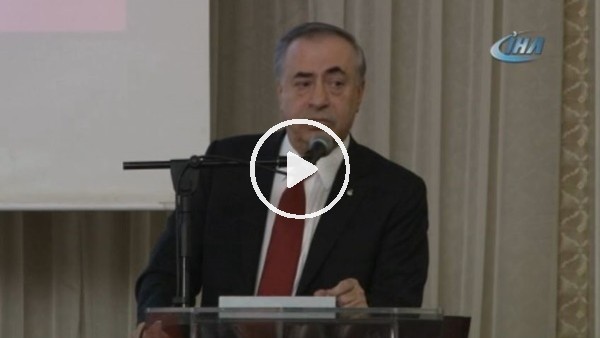 Mustafa Cengiz'in Galatasaray Divan Kurulunda yaptığı açıklamalar