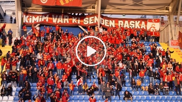 Kasımpaşa deplasmanında Galatasaray tribünleri