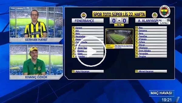 Giuliano'nun Alanyaspor'a attığı golde FB TV!