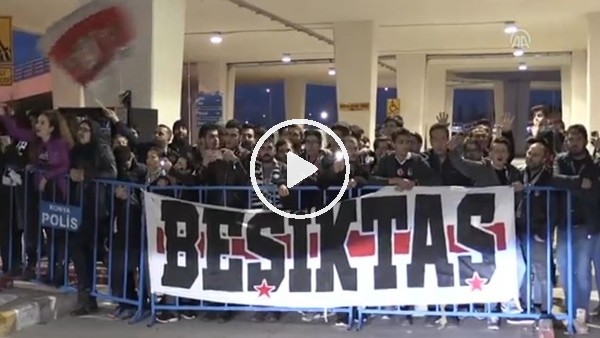 Beşiktaş, Konya'da böye karşılandı
