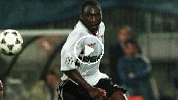 Beşiktaşlı Daniel Amokachi'nin Trabzonspor'a attığı enfes gol