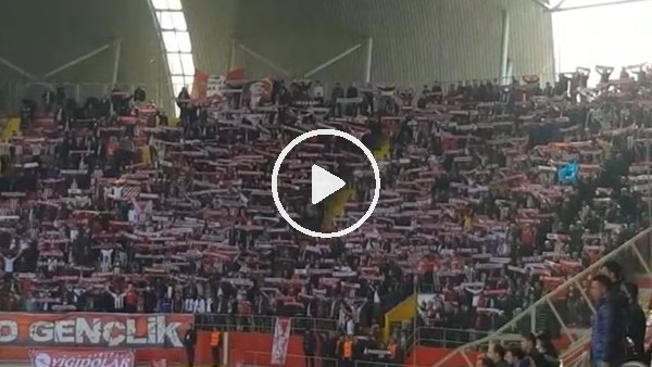 Kayserispor deplasmanında Sivasspor taraftarları